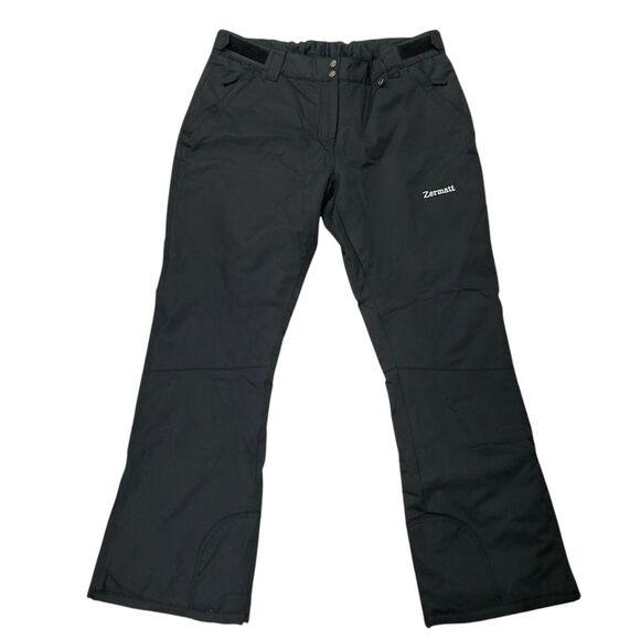 Zermatt By Arctix Snow Pants Womens XL Black Insulated Ankle Zip Snowboarding 3K - Picture 1 of 12